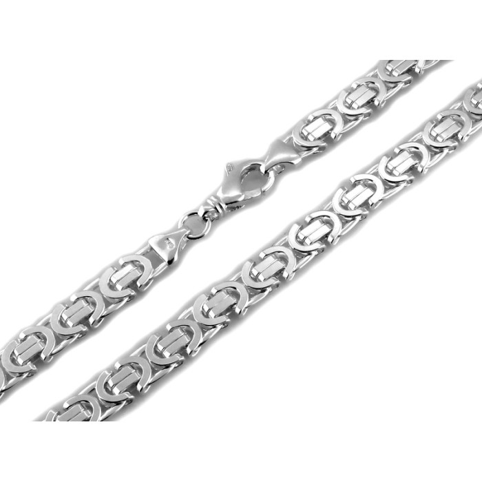 Srebrny łańcuch męski królewski 6mm