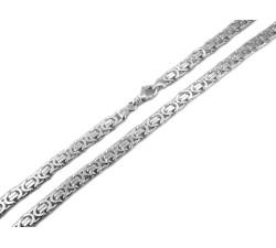 Srebrny łańcuch męski królewski 6mm