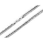 Łańcuszek ze srebra 925 o modnym splocie dla mężczyzny