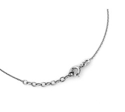 Naszyjnik srebrny 925 z dekoracyjnym trójkącikiem idealny dla miłośników celebrytek