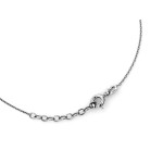 Naszyjnik srebrny 925 z dekoracyjnym trójkącikiem idealny dla miłośników celebrytek