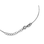 Naszyjnik srebrny 925 z ażurowym kółeczkiem  jako zawieszką