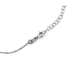 Naszyjnik srebrny 925 z ażurowym trójkątem