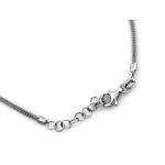 Elegancki naszyjnik srebrny 925 z zwisającą ozdobą w białe cyrkonie