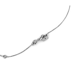 Elegancki naszyjnik srebrny 925 celebrytka z motywem oponki