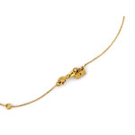 Elegancki naszyjnik srebrny 925 z pozłacaną kotwicą sercem i krzyżykiem