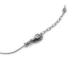 Srebrny naszyjnik z cyrkoniami 925 łańcuszkowy