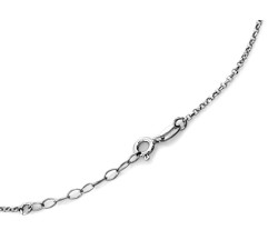 Srebrny naszyjnik 925 z krawatką gwiazda i wiszącym kółeczkiem