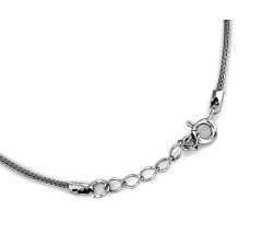 Naszyjnik srebrny damski 925 modna linka z symbolem nieskończoności