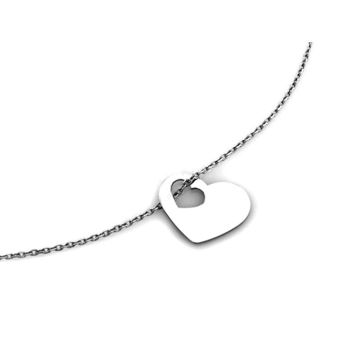 Naszyjnik srebrny 925 celebrytka z serduszkami