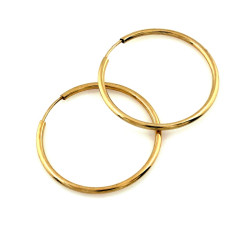 Srebrne kolczyki koła 925 klasyczne kółka koła na prezent