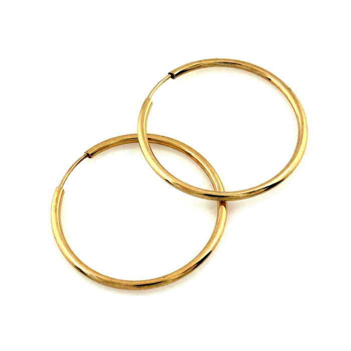 Srebrne kolczyki koła 925 klasyczne kółka koła na prezent