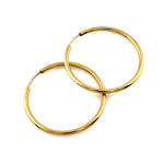 Srebrne kolczyki koła 925 klasyczne kółka koła na prezent