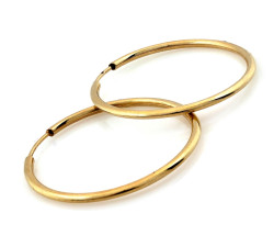 Srebrne kolczyki koła 925 klasyczne kółka koła na prezent