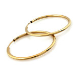 Srebrne kolczyki koła 925 klasyczne kółka koła na prezent