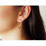 Srebrne kolczyki koła 925 klasyczne kółka koła na prezent