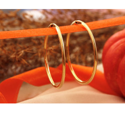 Srebrne kolczyki koła 925 klasyczne kółka koła na prezent