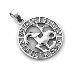 Srebrny wisior 925 koziorożec zawieszka znak zodiaku do łańcuszka
