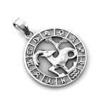 Srebrny wisior 925 koziorożec zawieszka znak zodiaku do łańcuszka