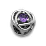 Srebrny charms 925 do bransoletki z cyrkoniami na prezent