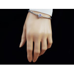 Srebrny charms 925 do bransoletki z cyrkoniami na prezent