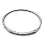 srebrna bransoletka bez kamienia