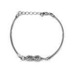 srebrna bransoletka srebro bez zdobienia