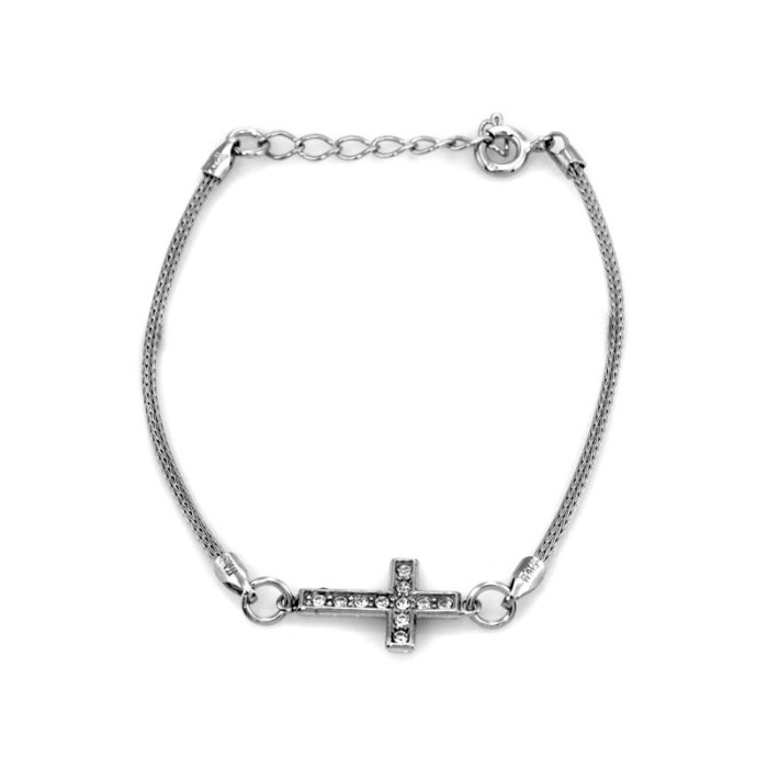 srebrna bransoletka bez kamieni 925