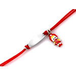 Srebrna bransoletka 925 sznurkowa dla dziewczynki