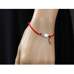 Srebrna bransoletka 925 sznurkowa dla dziewczynki