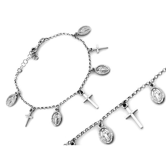 srebrna bransoletka srebro gładka