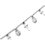 srebrna bransoletka ze srebra gładka