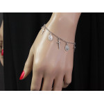 srebrna bransoletka ze srebra bez kamienia