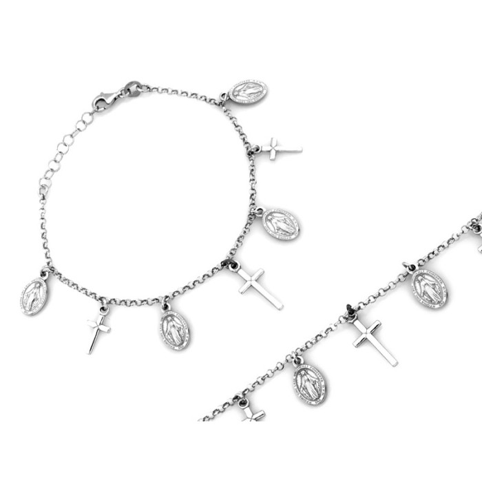 srebrna bransoletka ze srebra 925 bez kamieni