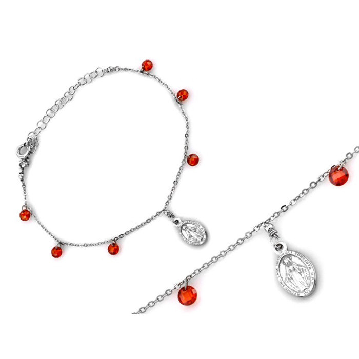 srebrna bransoletka bez zdobienia