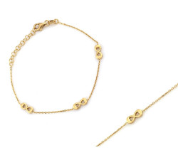 srebrna bransoletka bez kamienia