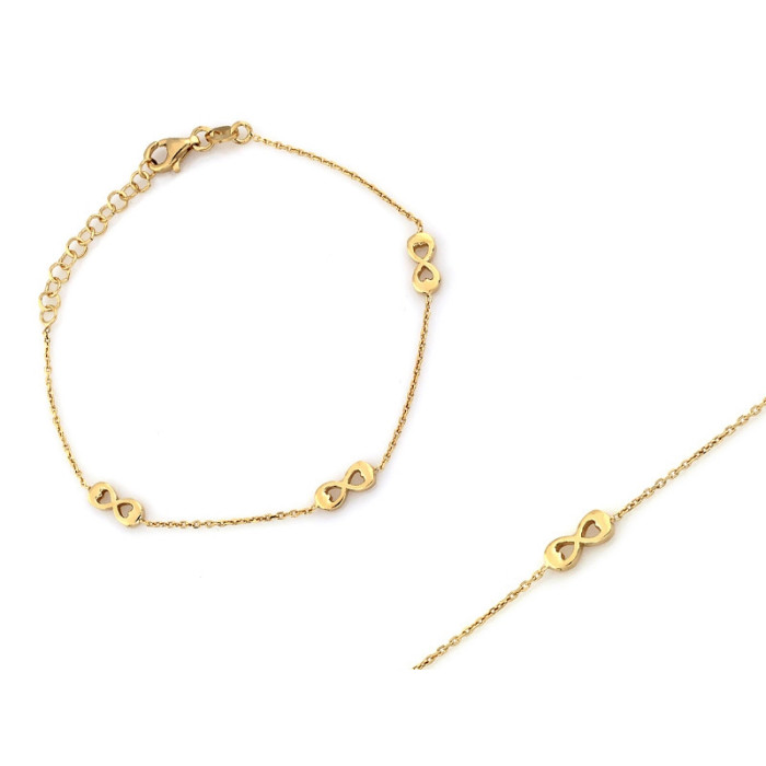 srebrna bransoletka bez kamienia