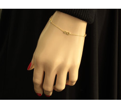 srebrna bransoletka bez zdobienia