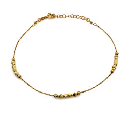 srebrna bransoletka gładka