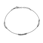 srebrna bransoletka ze srebra bez zdobienia