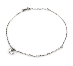 srebrna bransoletka ze srebra bez zdobienia