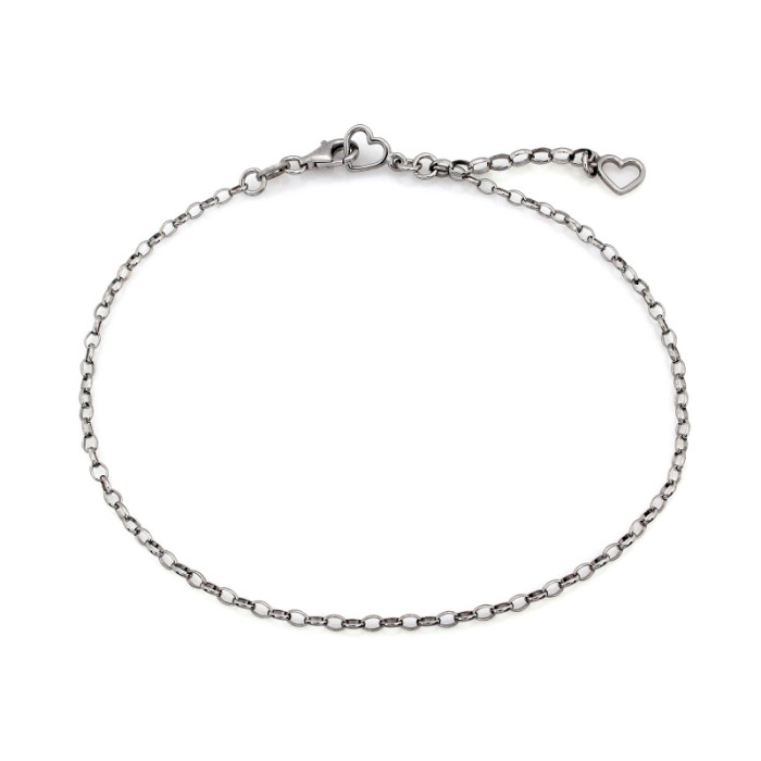 srebrna bransoletka bez kamieni