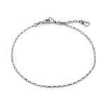 srebrna bransoletka bez kamieni