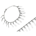 srebrna bransoletka bez kamieni