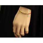 srebrna bransoletka gładka