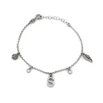 srebrna bransoletka ze srebra gładka