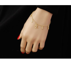 srebrna bransoletka gładka