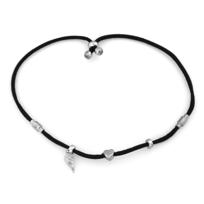 srebrna bransoletka bez zdobienia