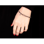 srebrna bransoletka bez kamieni