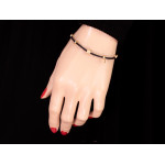 srebrna bransoletka bez kamienia